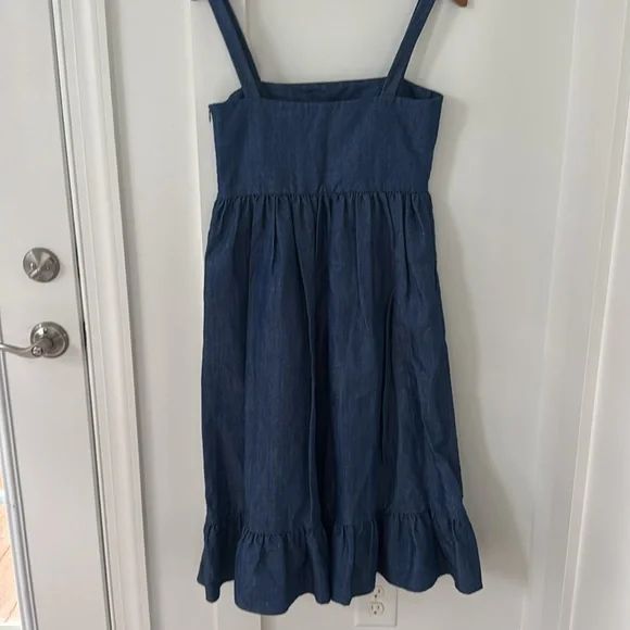 NWT Co. x Francois Girbaud Blue Denim Dress Size S